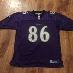 #86 Todd Heap Reebok ravens jersey