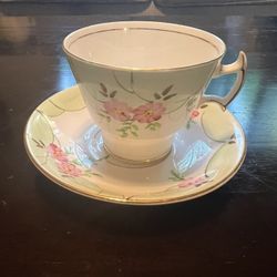 Phoenix Teacup (tea cup) and Saucer - Bone China - Made in England