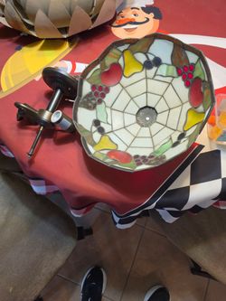 Tiffany-Style Stained Glass ceiling light