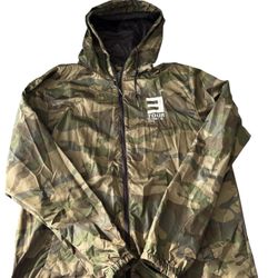 Eminem Tour Jacket Camo Full Zip Hooded Windbreaker EURO Revival 2018 Size- LRG