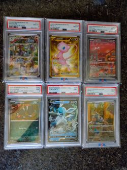 Pokemom card psa slab lot