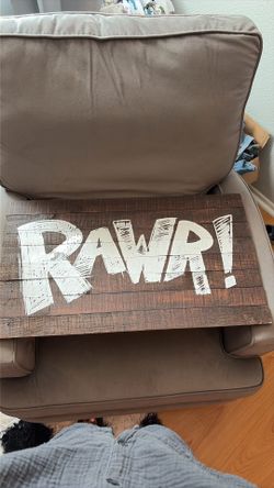 Dinosaur Decor Sign