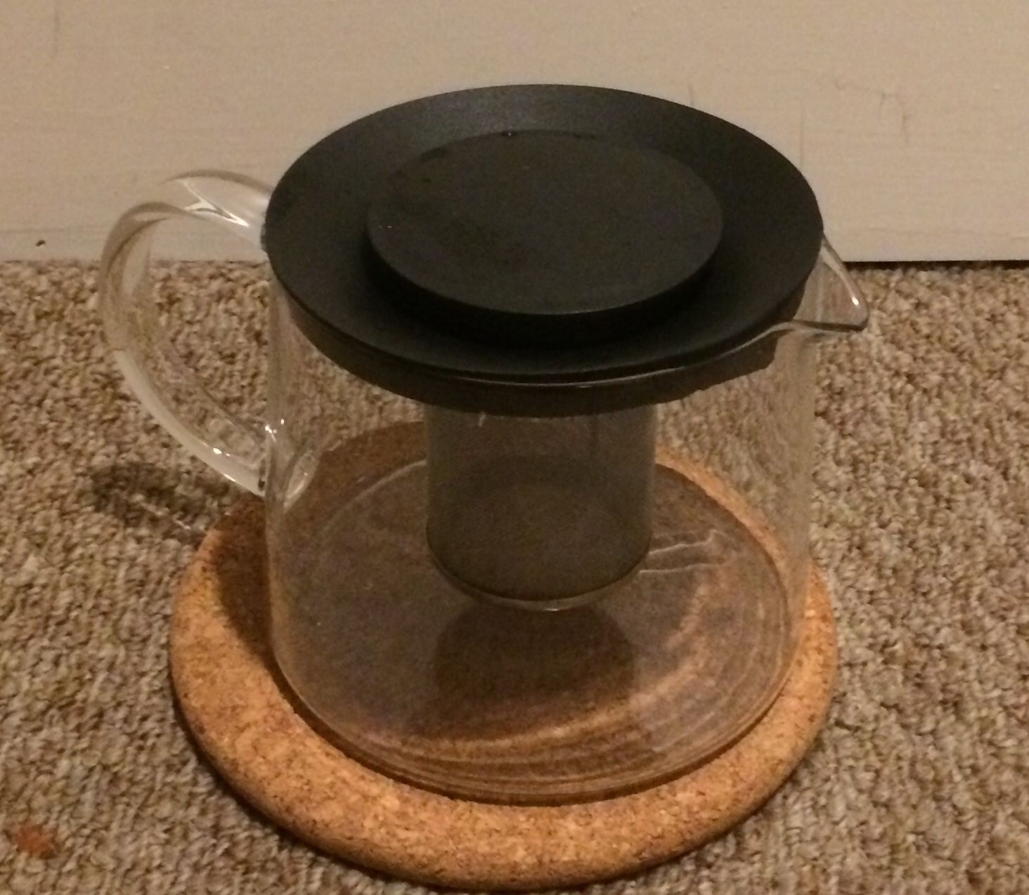Glassware Tea pot with infuser