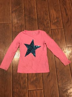 Target Brand girls long sleeve shirt, size 6