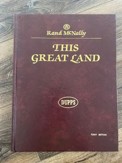 This Great Land Hardcover Rand McNally Scenic Splendors of America 1988 Vintage 