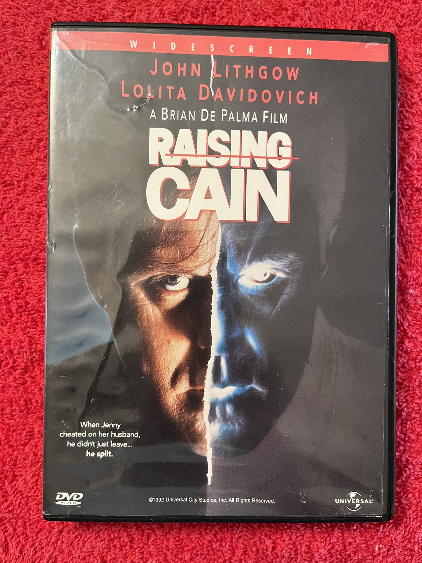 Raising Cain / Ws (DVD, 1992)