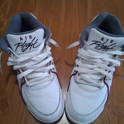 Red And White Nike Air Flights