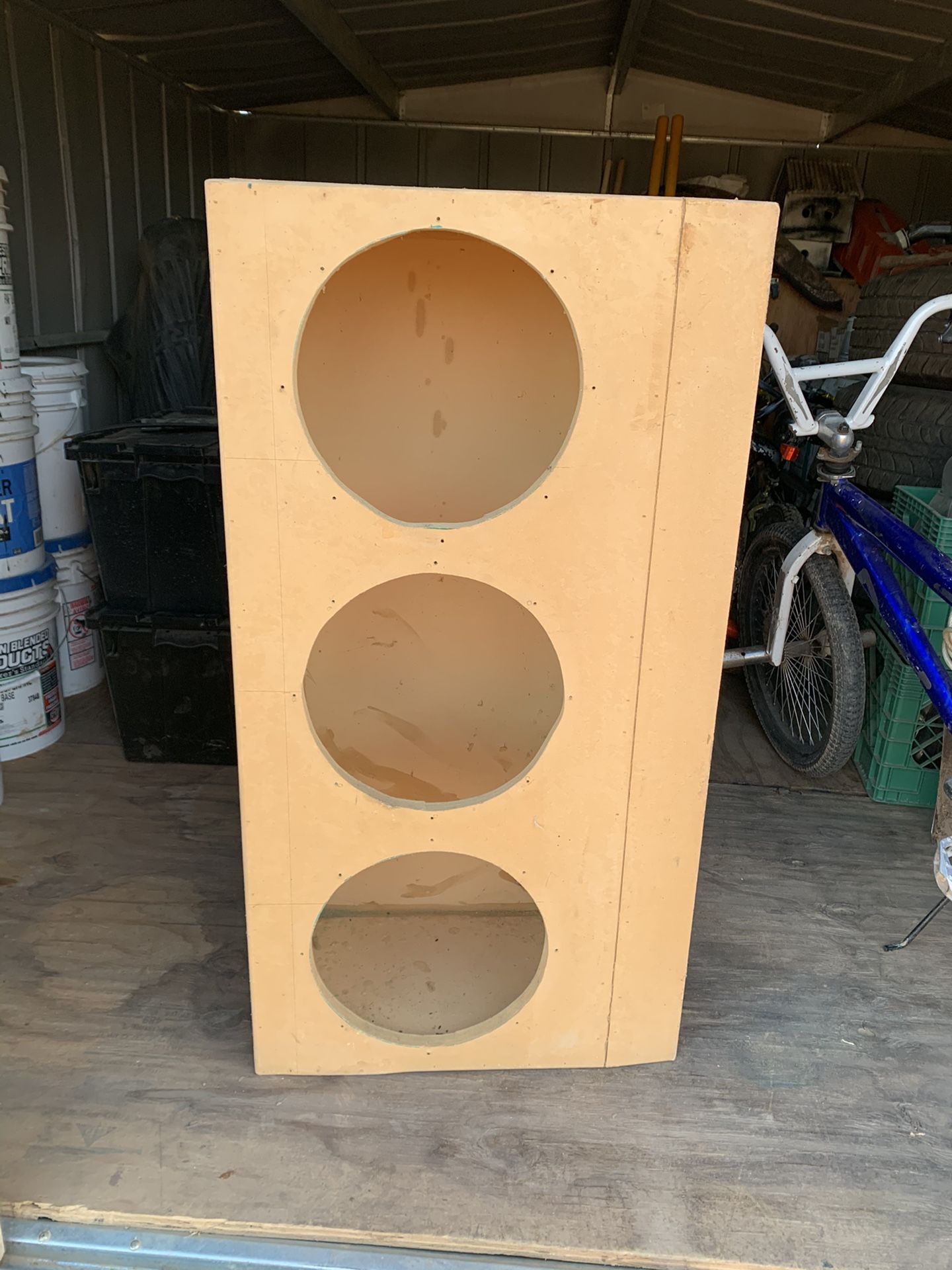 Speaker Box for car or truck (3-12’s)