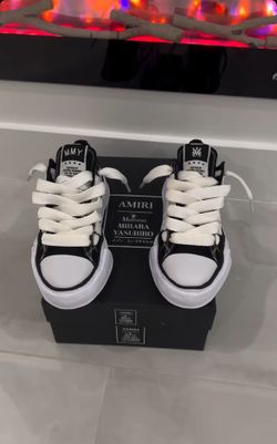 Amiri x Maison Mihara Yasuhiro Peterson OG Sole Canvas Low 'Black'