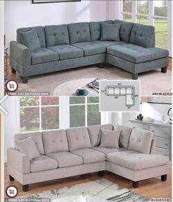 2-Piece Sectional Sofa with Chaise