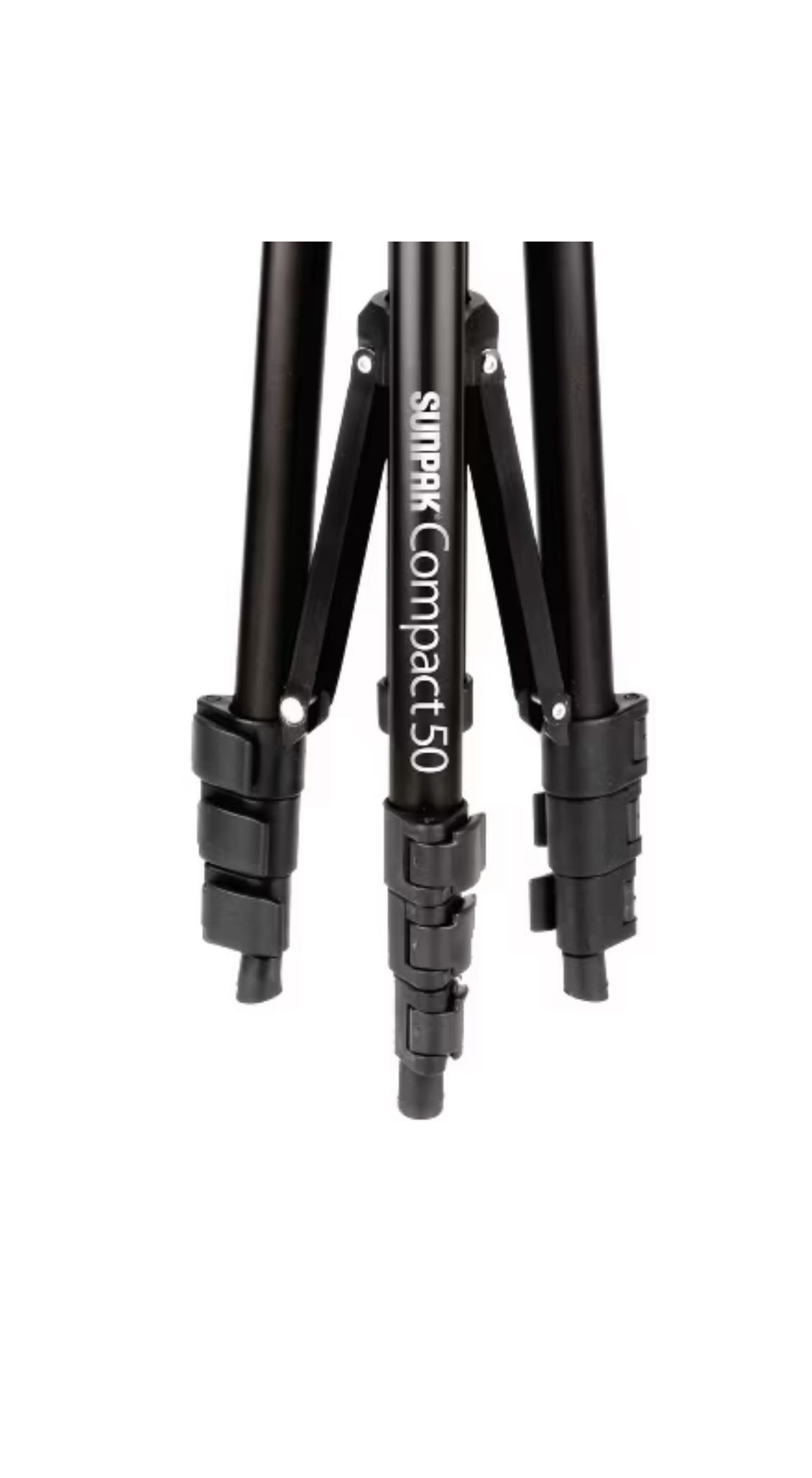 Sunpak TravelMate 50/B 50" Tripod for Cameras Smartphones and GoPro - Black