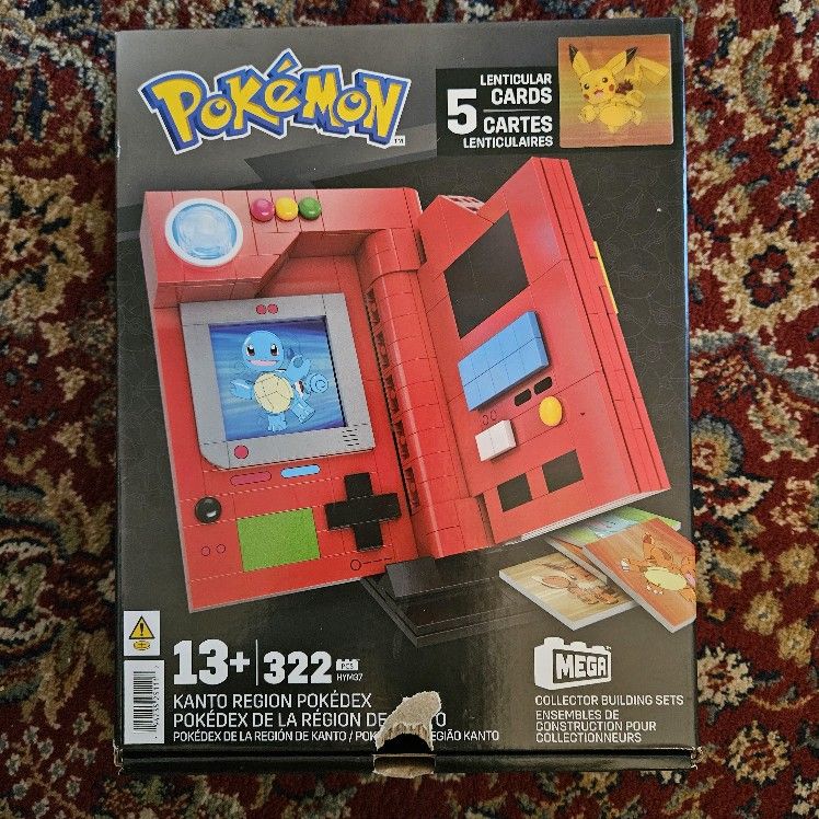 POKEMON MEGA COLLECTOR BUILDING SET POKEMON KANTO REGION POKEDEX