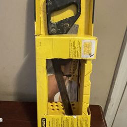Stanley Mitre box and saw set NEW