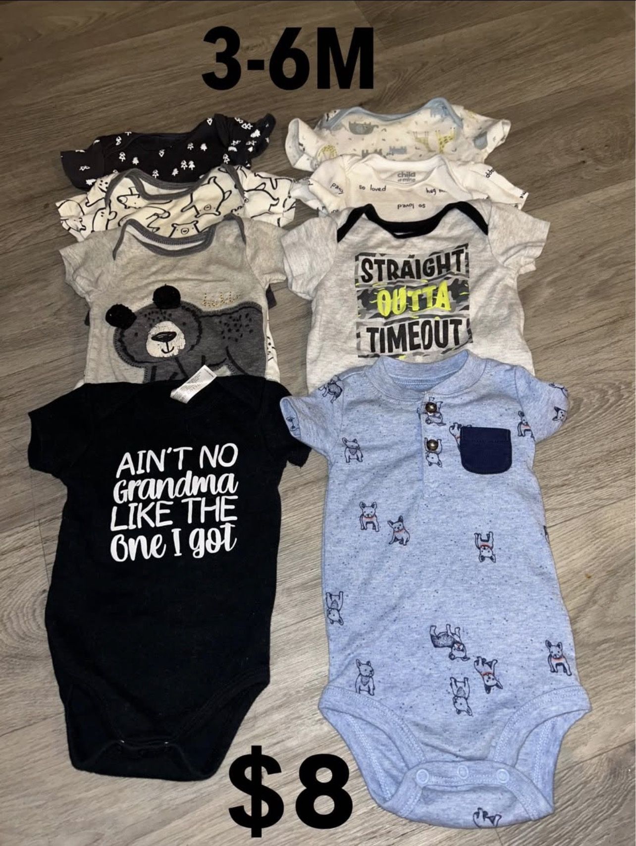 3-6M Baby Onesies