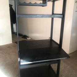 Black Wine Rack/ Cabinet