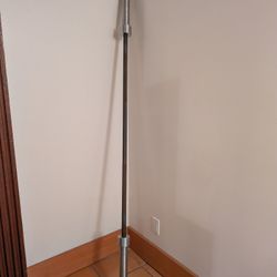 Olympic Barbell - 7ft, 45 Lb, 1000 Lb Capacity With Clamps