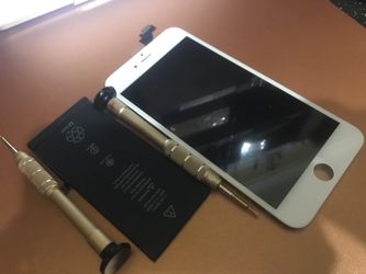 iphone 6 battery $25.00 lcd/screen $45.00