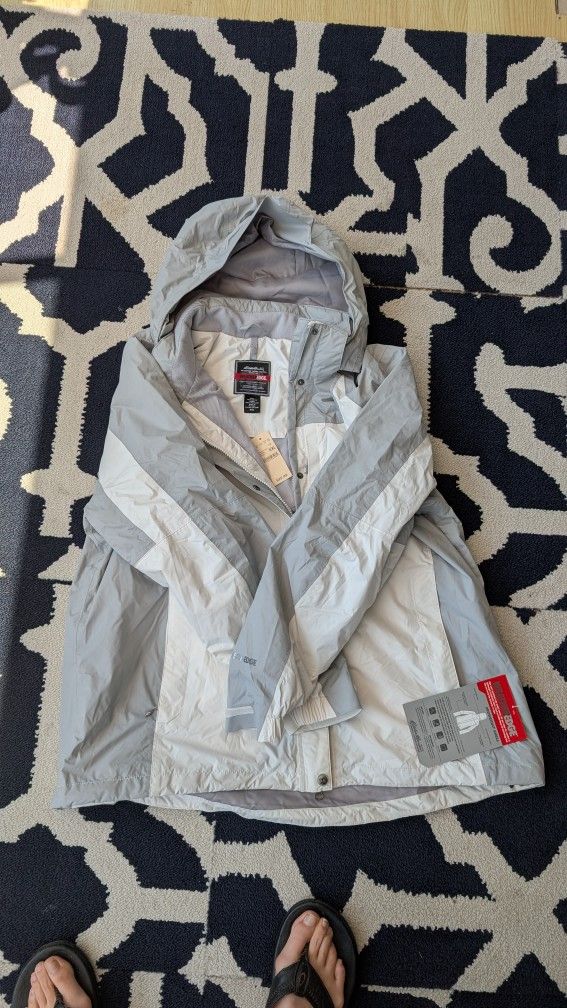 XXL Women's Waterproof Mid weight Rain jacket - New With Tags