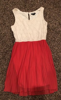 Sequin hearts lace dress