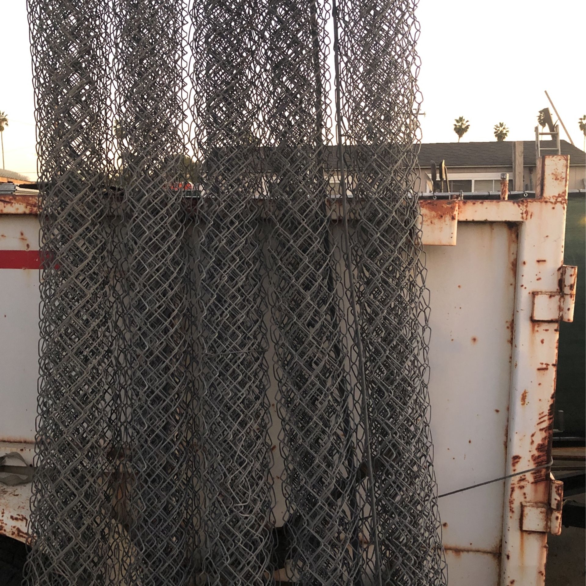 Chainlink 8 Foot High. About 50 Feet Good Condition - www.zaincomputers.com