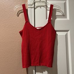 Women’s Red Tank Top Size Large 