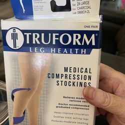 Thigh High Firm Compression Socks Size XXL