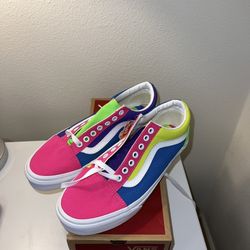Old school vans men’s 8 women size 9.5 