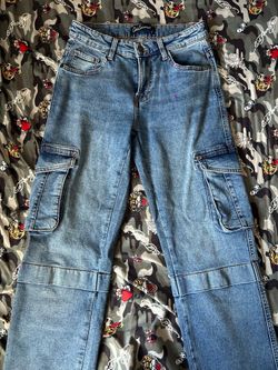 BLUE CARGO JEANS