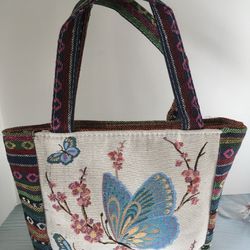 Butterfly Canvas Bag