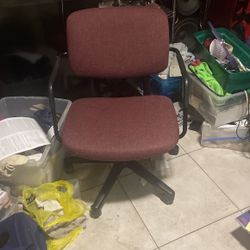 Office  Chair  Burgundy 