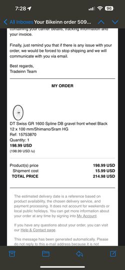 Shipment Tracking Bikeinn Order Tracking Bikeinn Track Order DT