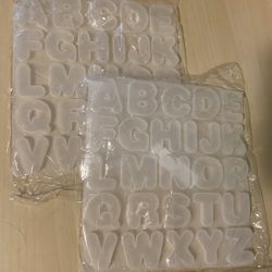 Silicone Molds Alphabet Letters