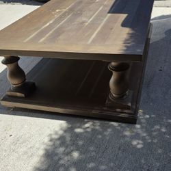 Balustrade Wood Coffee Table 