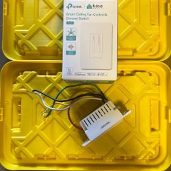 Kasa Smart Switch - Smart Ceiling Fan Control & Dimmer Switch