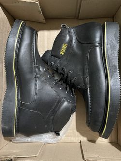Men Boots Work Color Black 