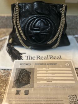 Gucci chain leather purse