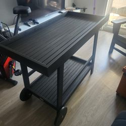 NEW Safavieh Outdoor Serving Cart