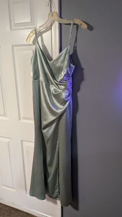 Sage green formal dress size medium