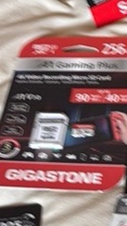 Gigastone 256GB Gaming Plus MicroSD Card