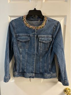 Designer denim jacket