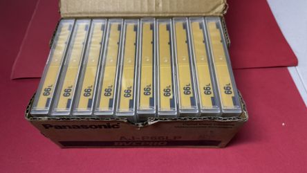 Panasonic AJ-P66MP Digital Video Cassette Tapes (Box of 10) Plus 6 Loose