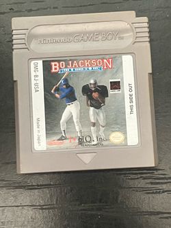 Bo Jackson: Two Games in One – Nintendo Game Boy – DMG-BJ-USA – Cartridge Only