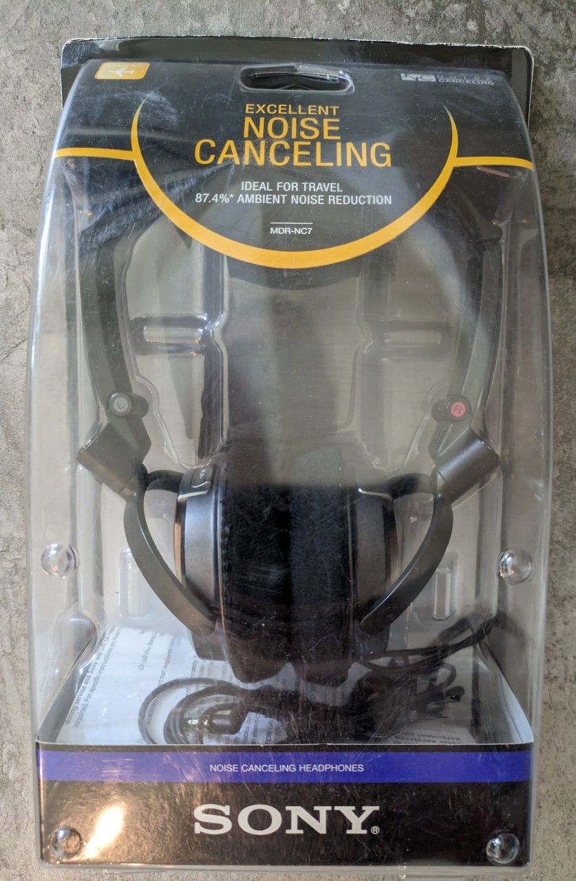 Sony Noise Cancelling Headset (Not
Bluetooth)