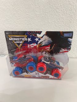 Monster Jam Stars Stripes 2026 2 Pack Dragon Zombie Trucks Toys Hot Wheels