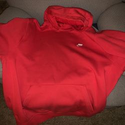 Red Nike Hoodie 