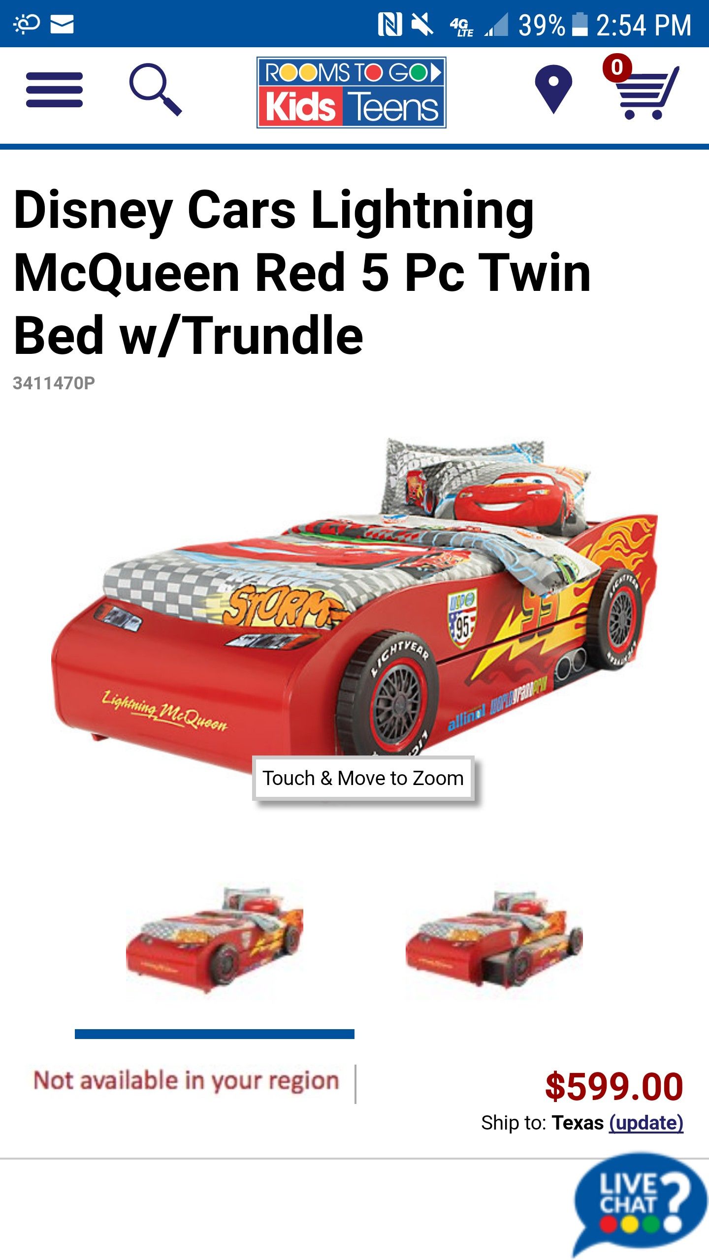 Lightning mcqueen twin bed with trundle hotsell