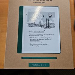 Kindle Scribe-Metallic Jade 64GB New