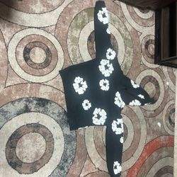 Black And White Denim Tears Hoodie