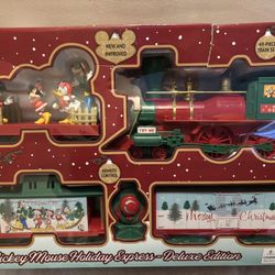 Mickeys Deluxe Train Set 