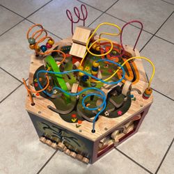 Toddler/child Wooden Activity Cube